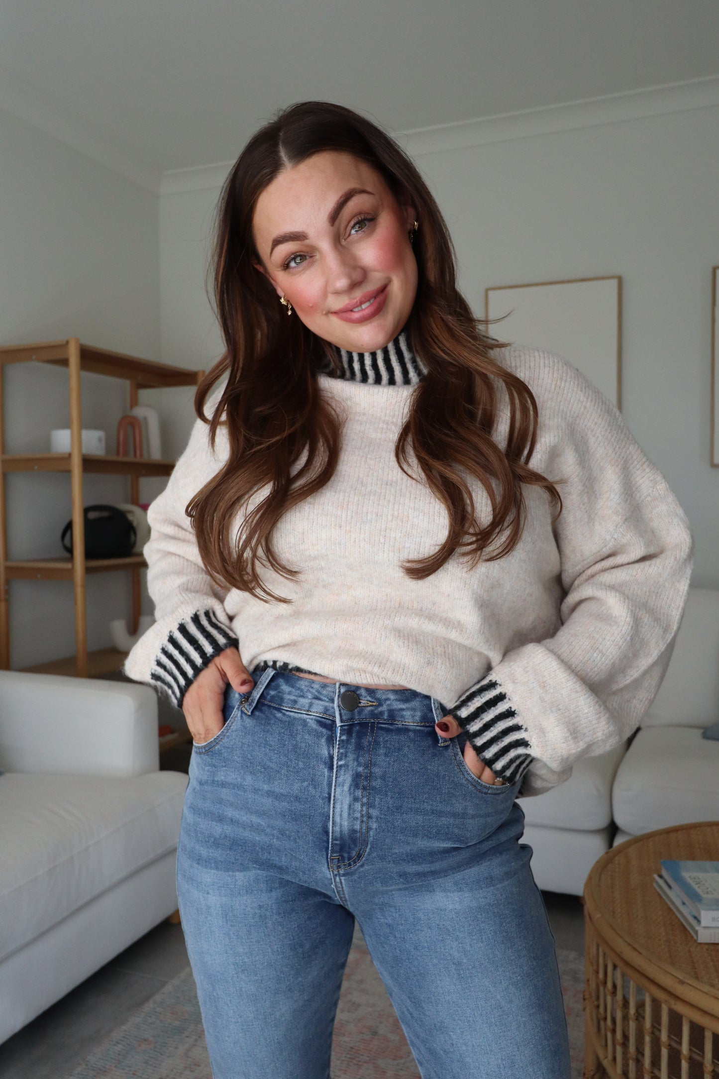Carla Straight Leg cropped Jean