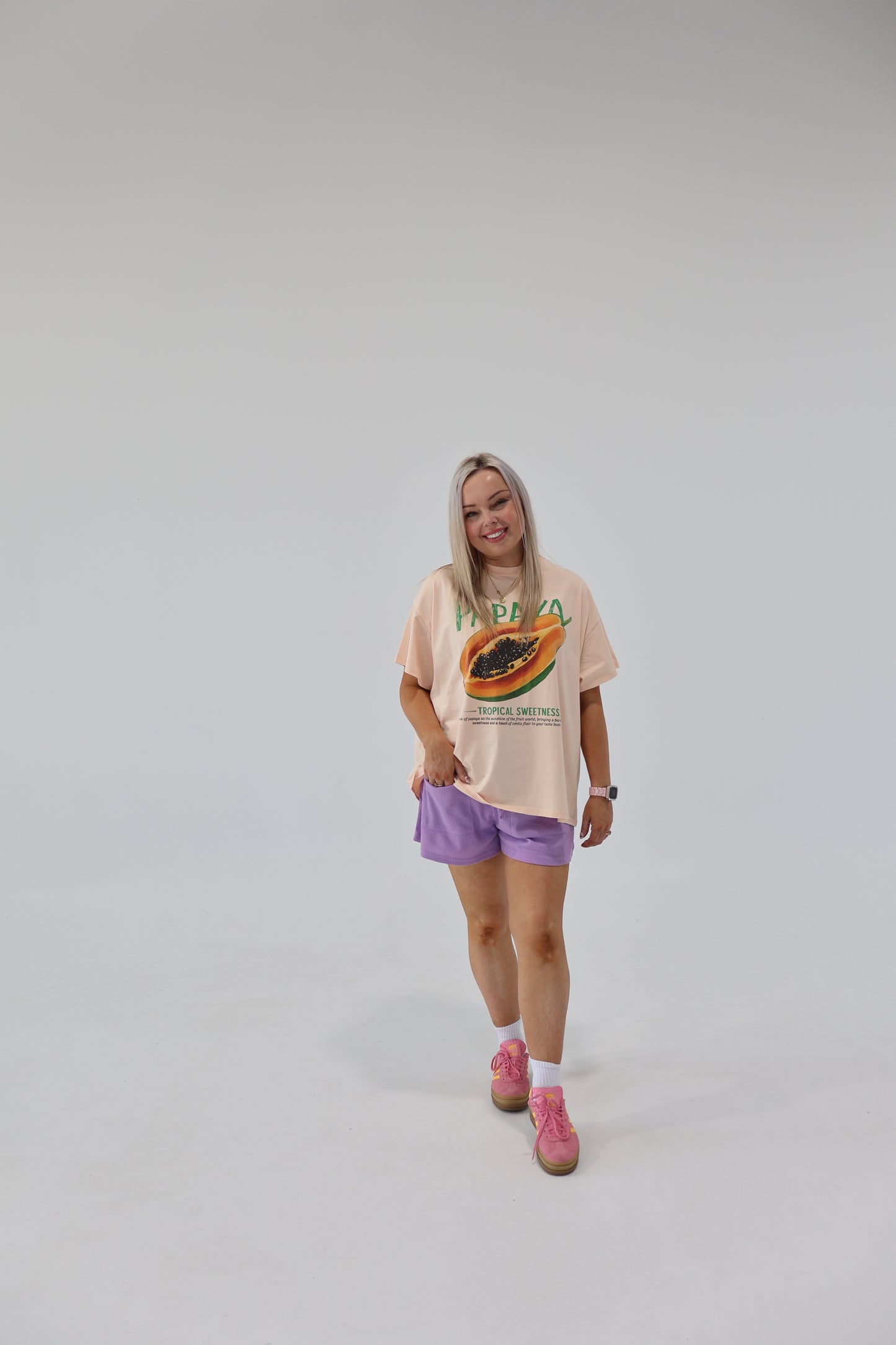 Papaya Graphic Tee