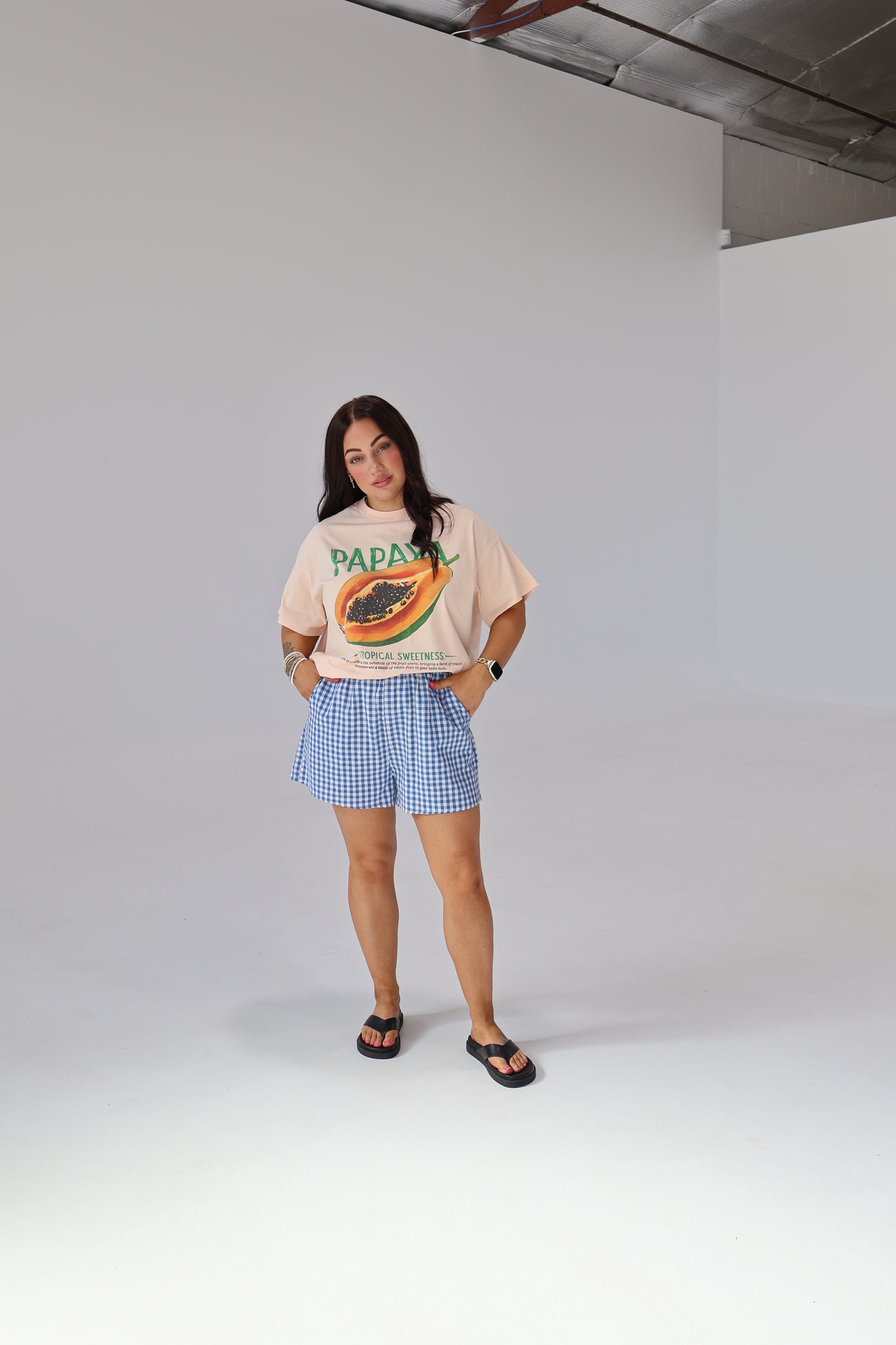 Papaya Graphic Tee
