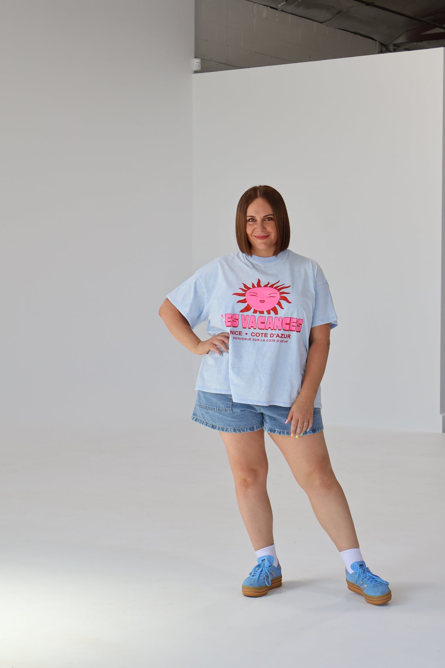 Lia short - denim blue