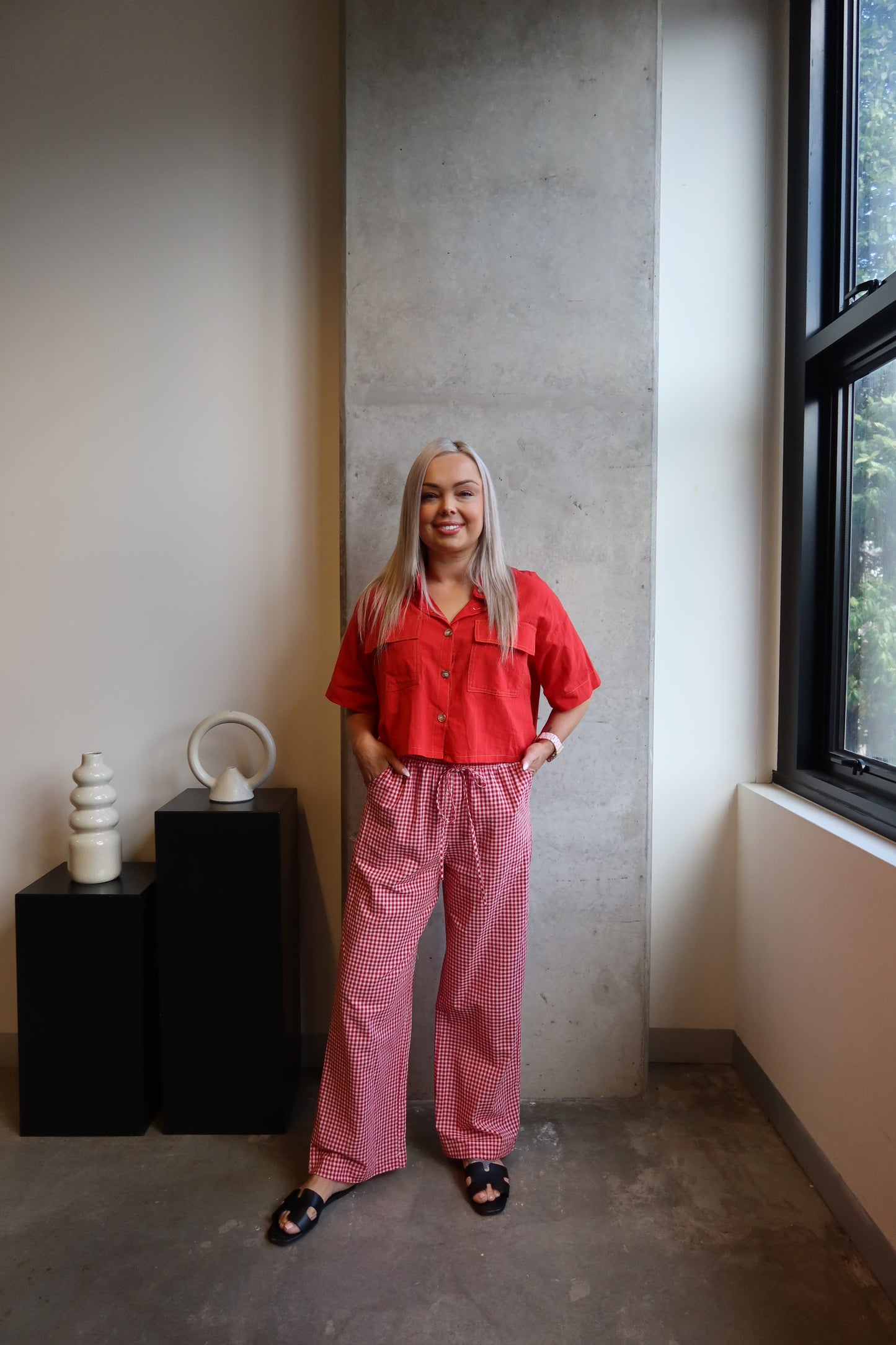 Candy Gingham Pant