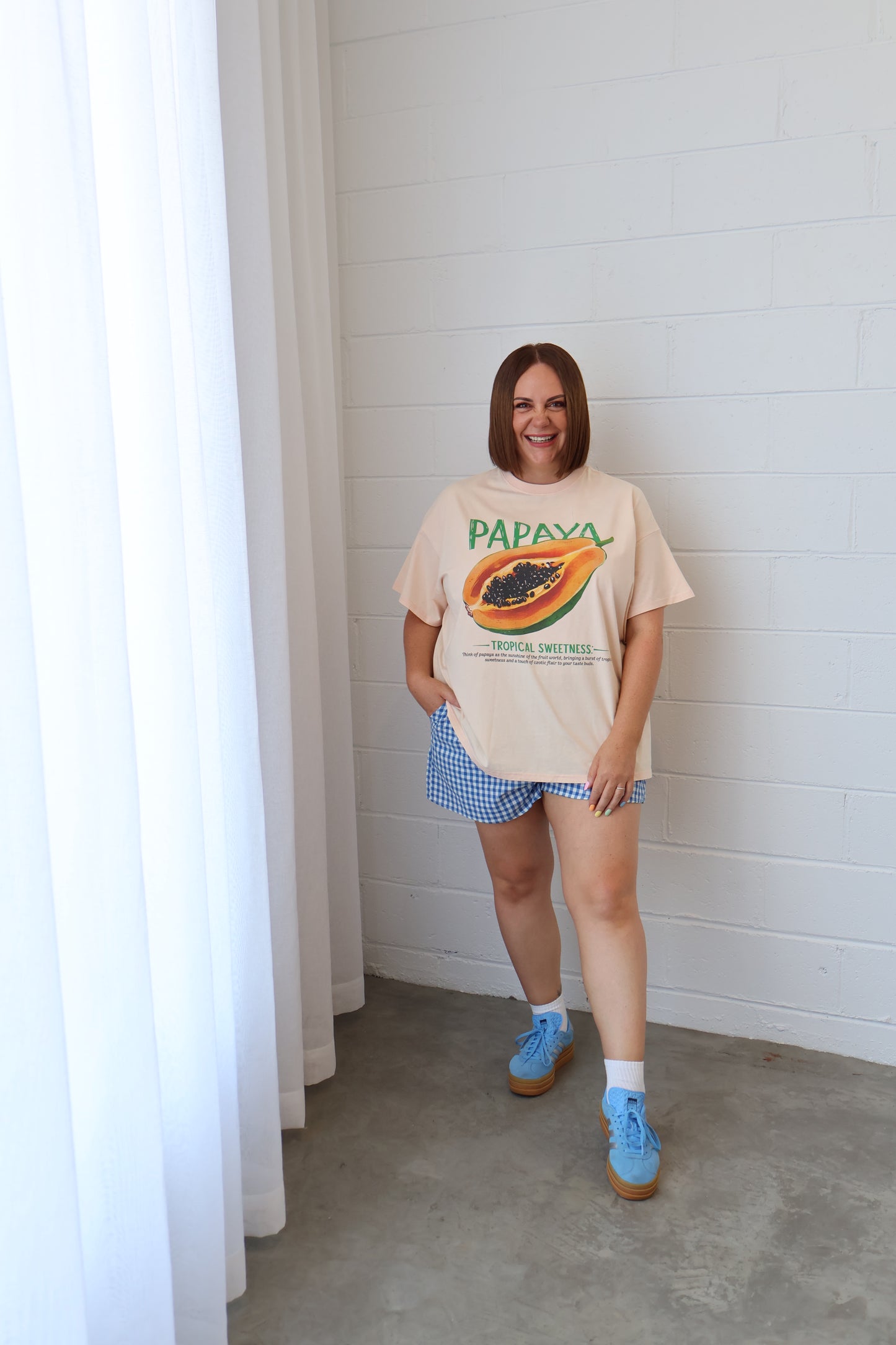 Papaya Graphic Tee