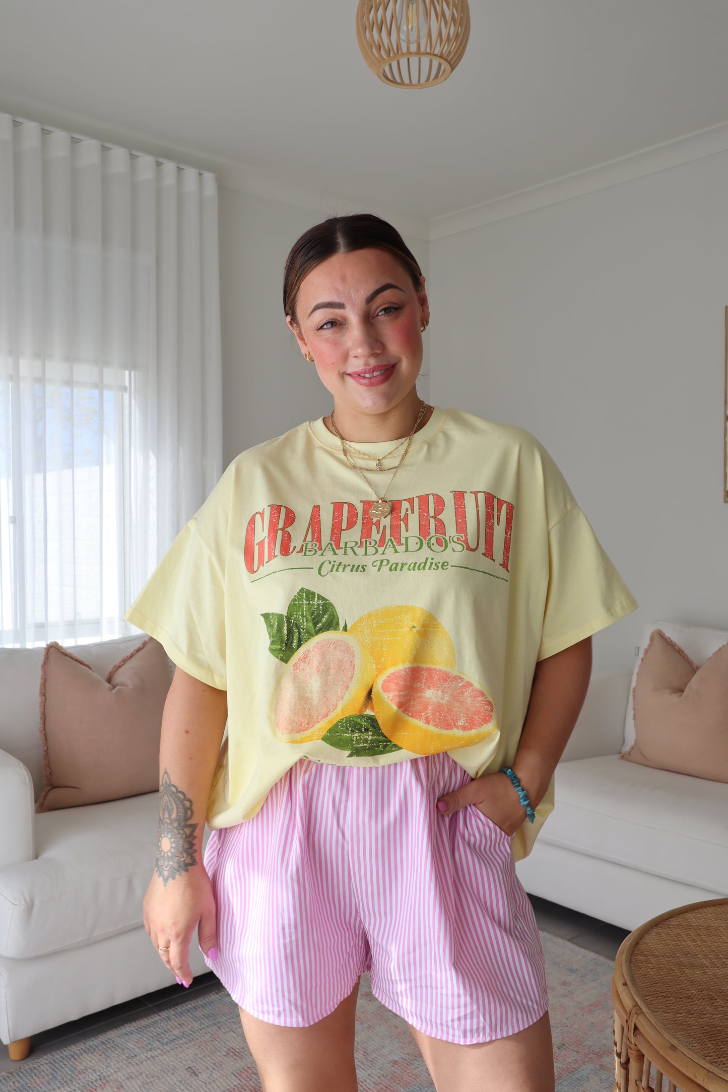 Grapefruit Graphic Tee