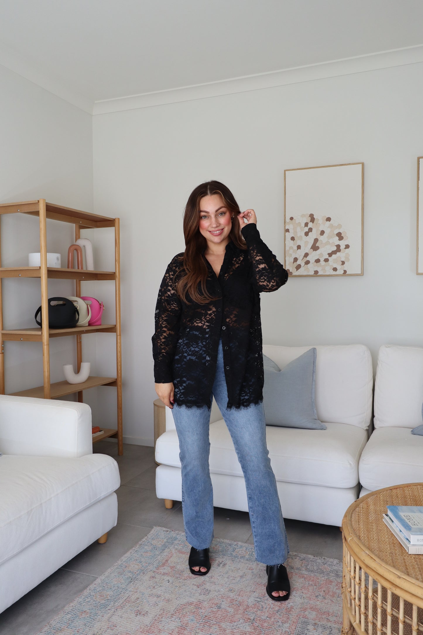 Carla Straight Leg cropped Jean