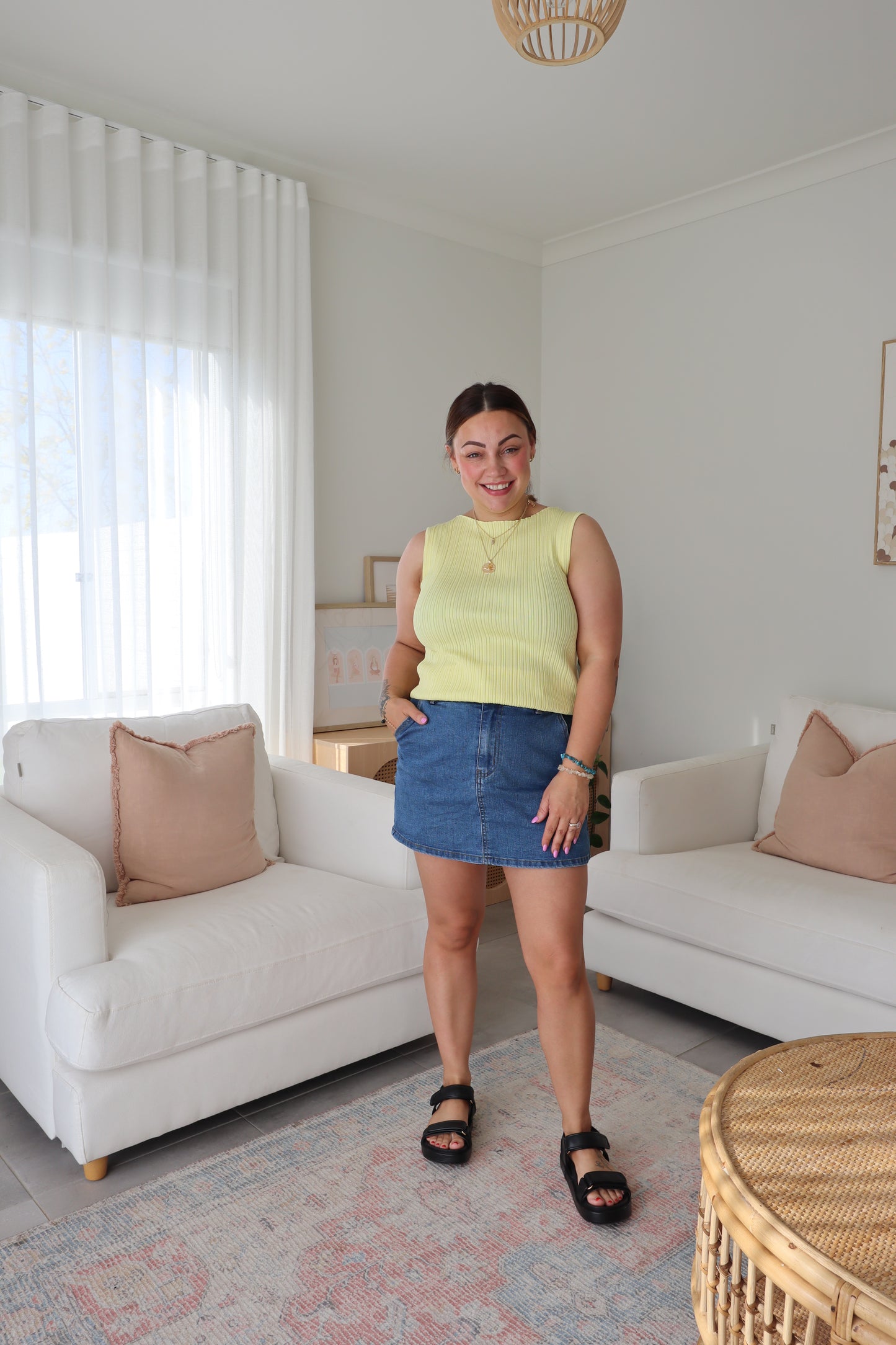 Boatneck Tank - Yellow