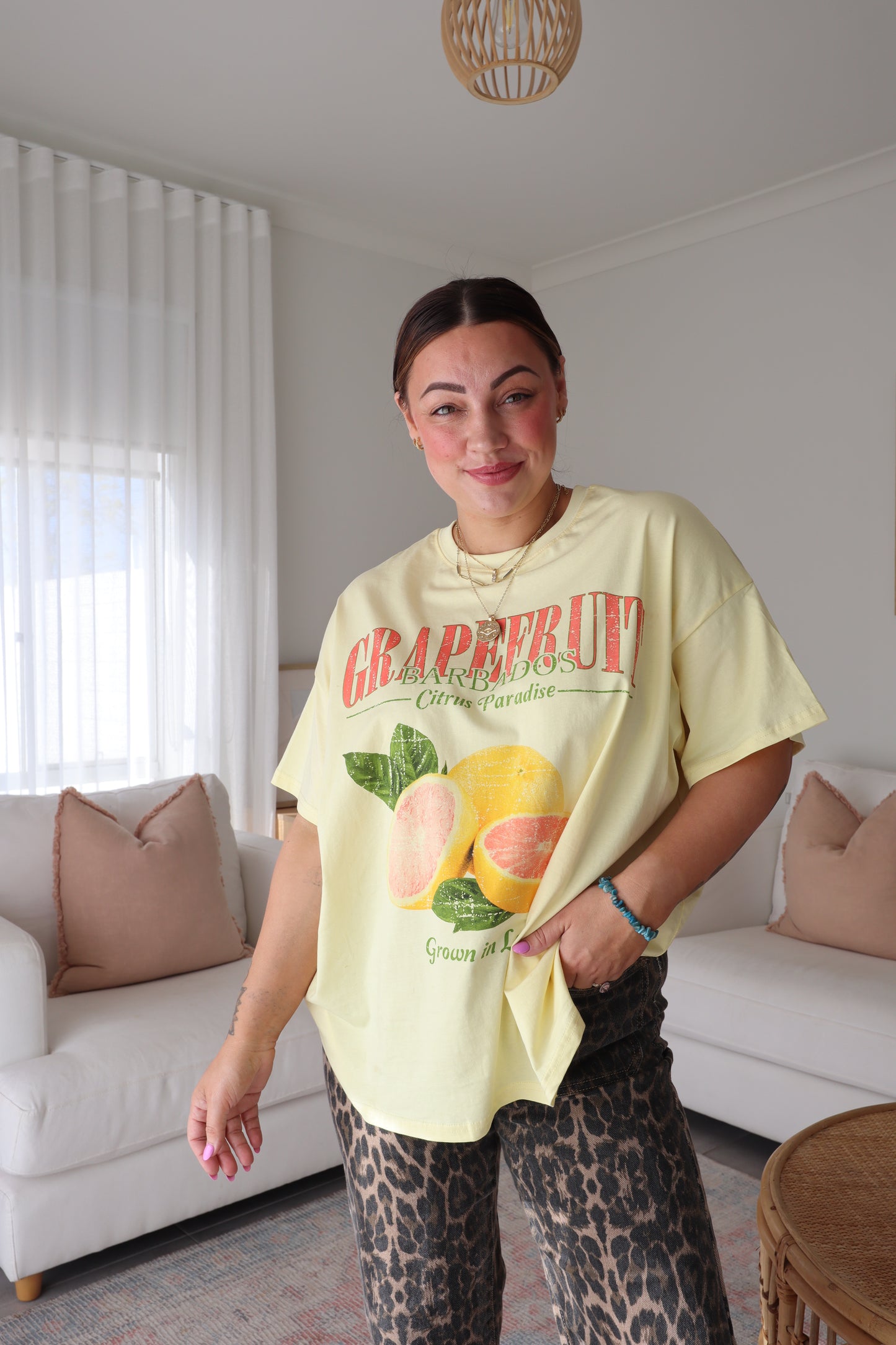 Grapefruit Graphic Tee