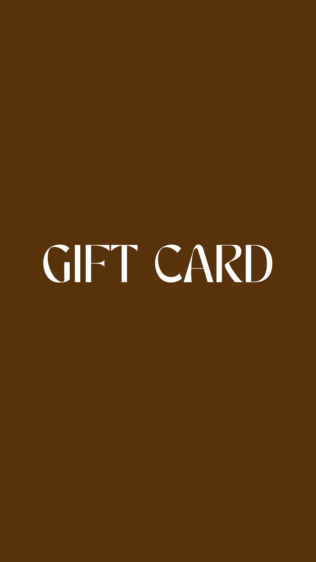GIFT CARD