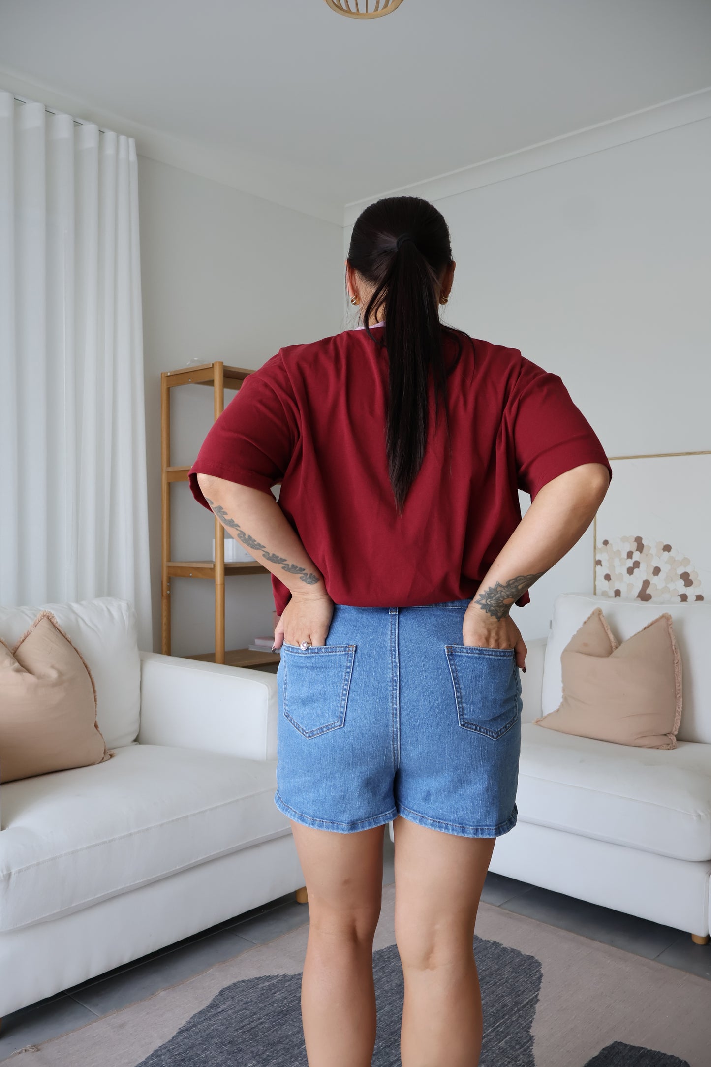Blue Denim Skort