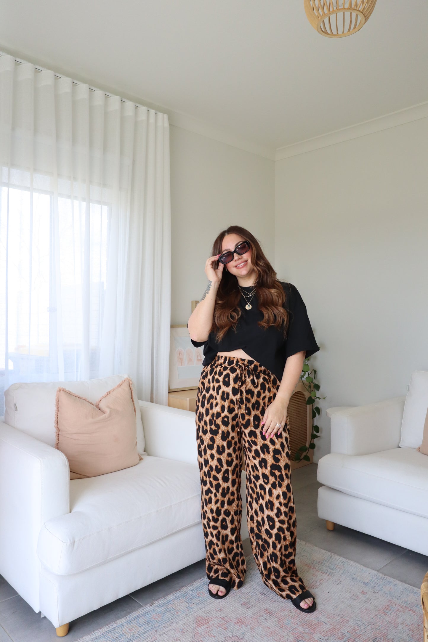 Zera Meadow Pant - Leopard