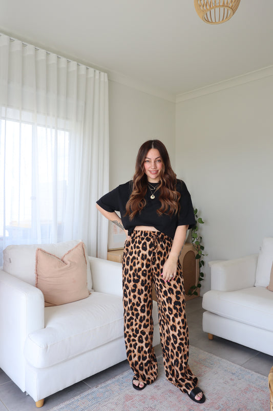 Zera Meadow Pant - Leopard