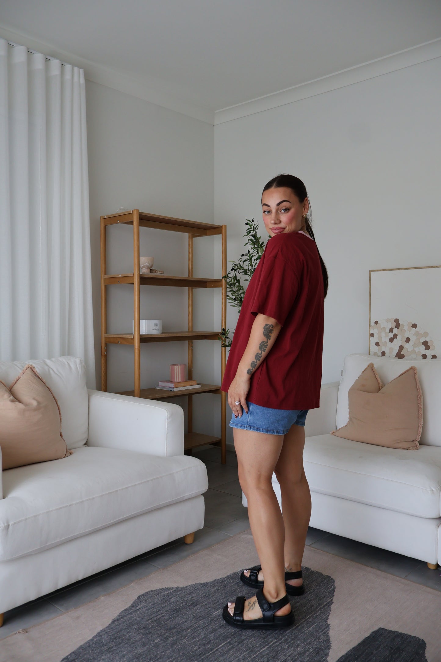 Blue Denim Skort