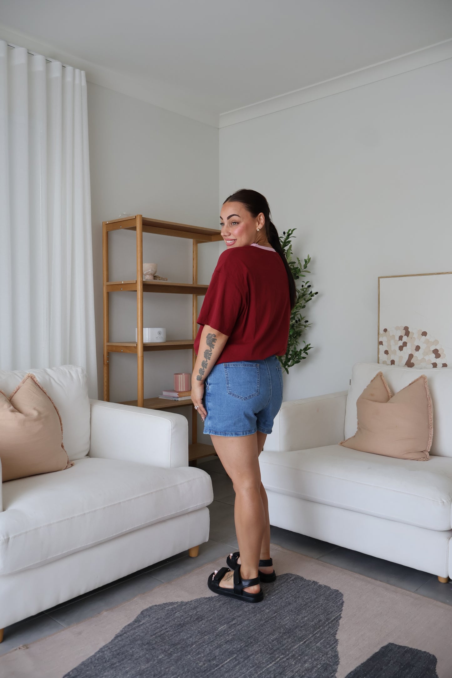 Blue Denim Skort
