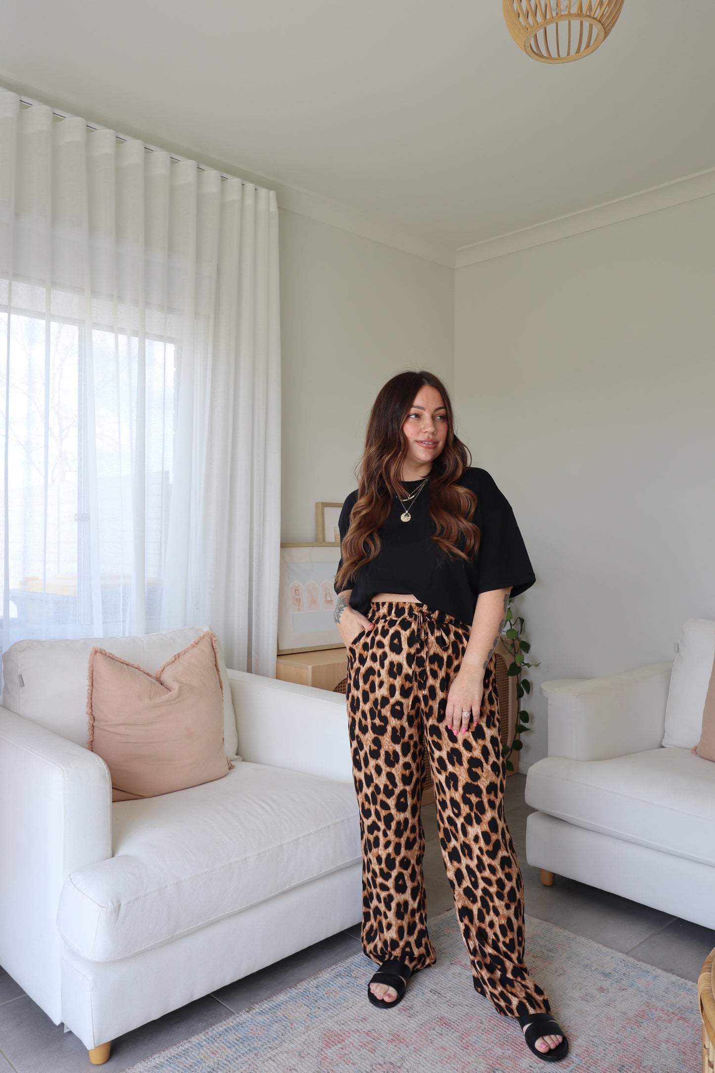 Zera Meadow Pant - Leopard