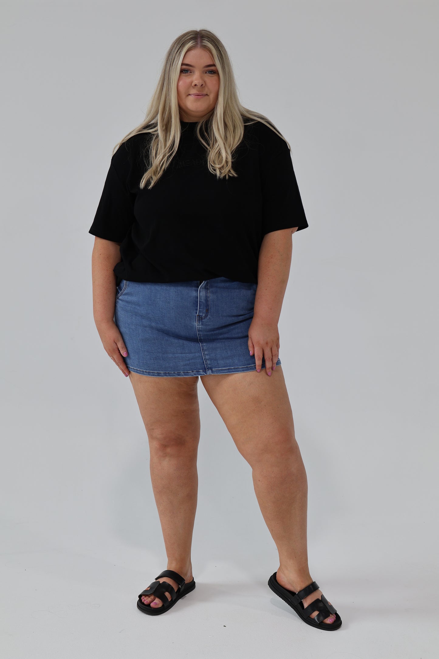 Blue Denim Skort