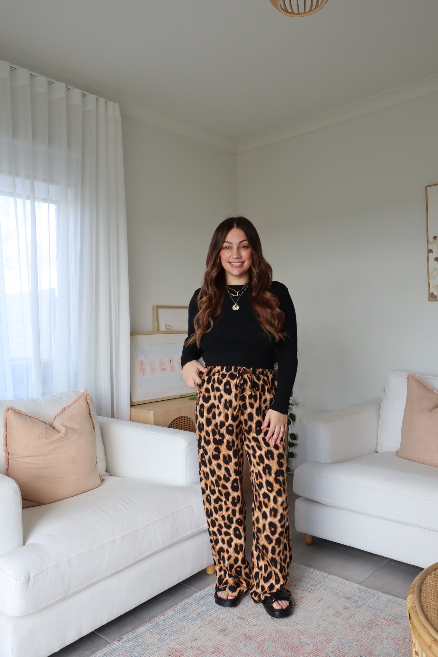 Zera Meadow Pant - Leopard