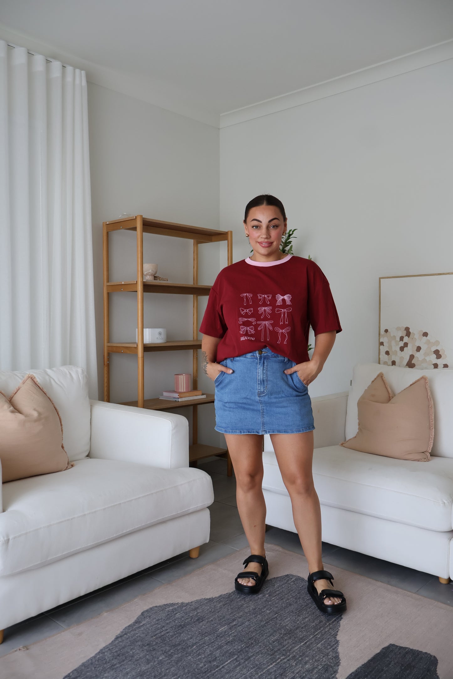 Blue Denim Skort